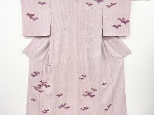 抽象花模様刺繍一つ紋付け下げ訪問着